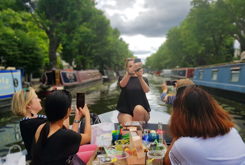 Bloggers aboard a Go Boat