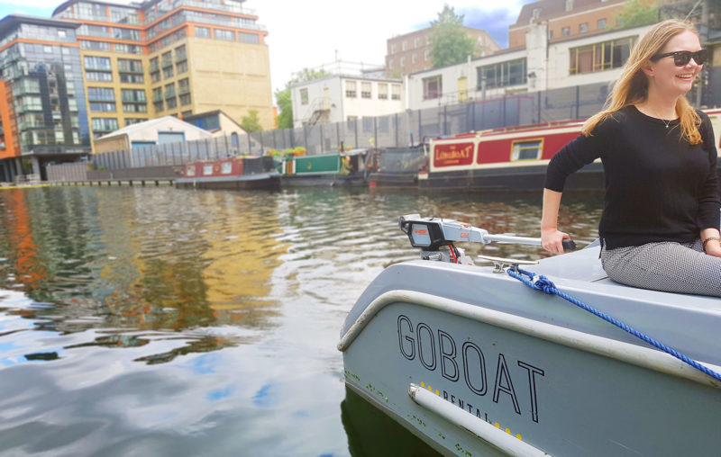 Practising with our Go Boat before setting sail