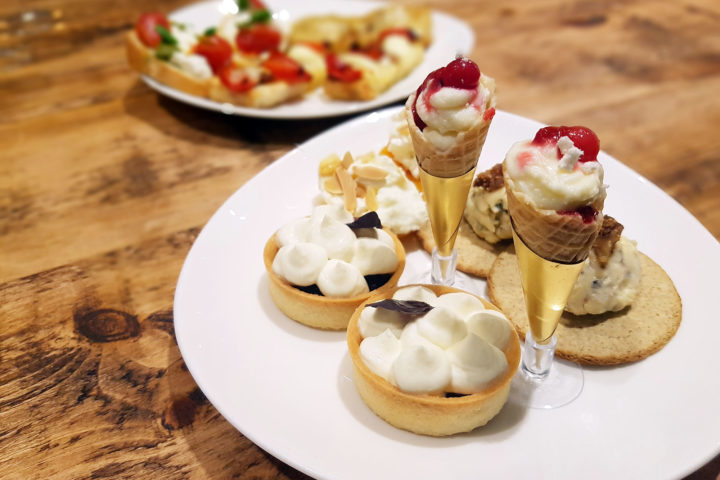 Sweet plate of Pimlico Pantry's Cheese Afternoon Tea