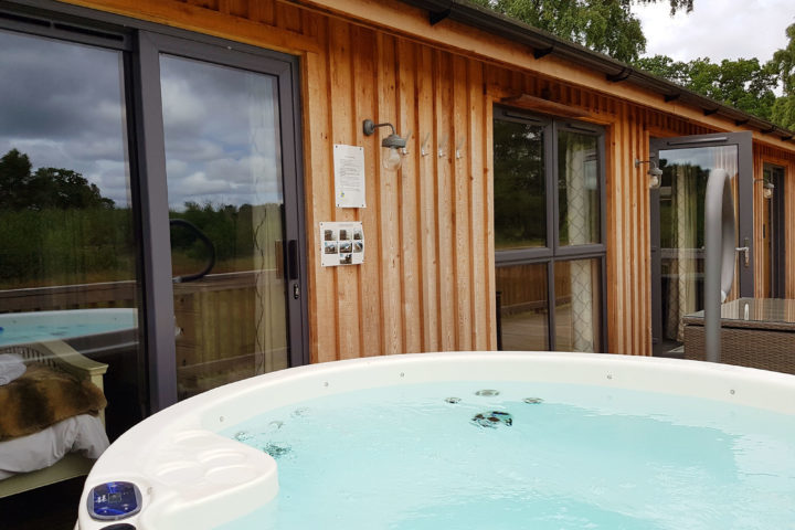 Private hot tubs at Sherwood Lodge in Nottinghamshire