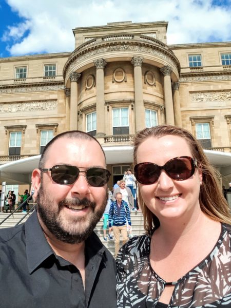 Selfie in the Buckingham Palace Gardens