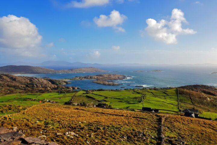 A coastal view along the Ring of Kerry in Ireland