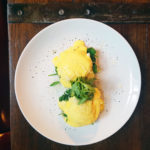 Brunch at The Piano Works - Eggs Florentine
