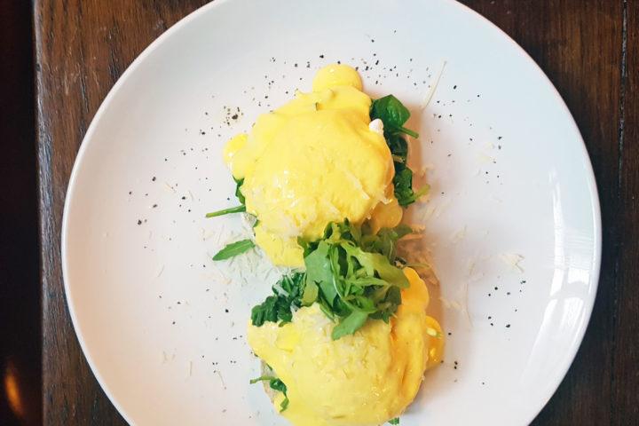 Brunch at The Piano Works - Eggs Florentine