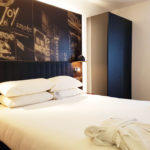 Interior of bedroom at ibis Styles Southwark