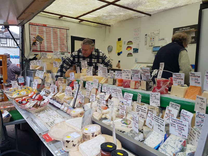 Local cheese producers in Shropshire