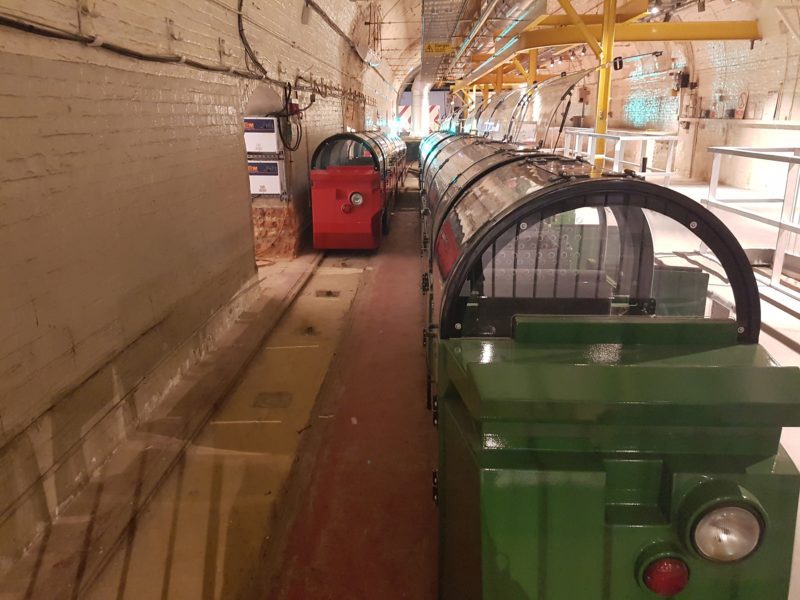 The Mail Rail ride in London's Postal Museum