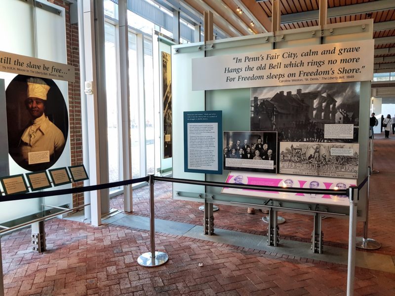 Interior of Liberty Bell museum