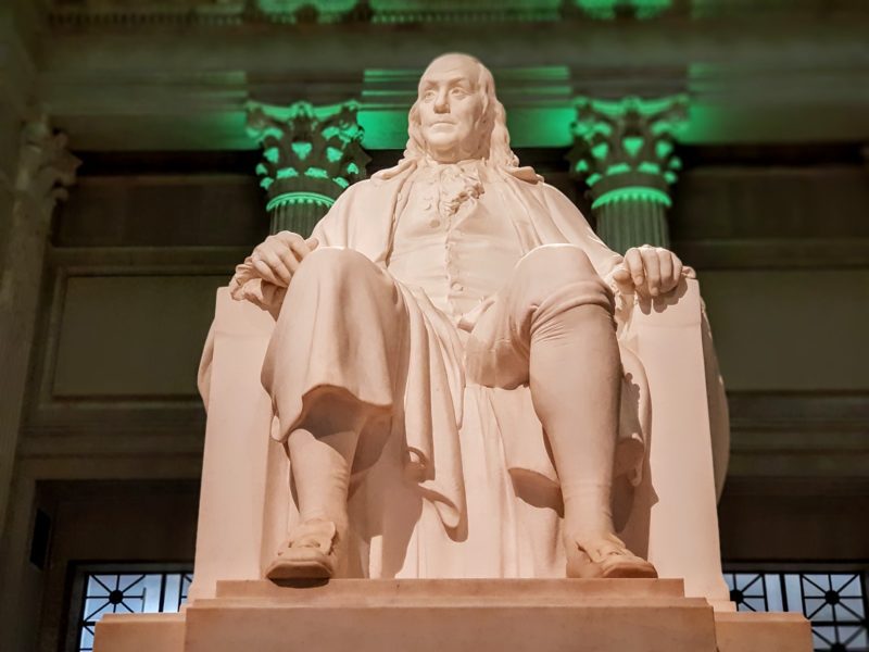 Benjamin Franklin statue