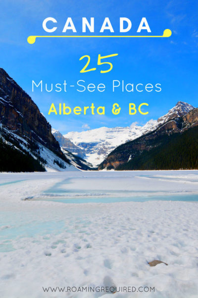 Places to Visit in Canada - Pinterest - Roaming Required