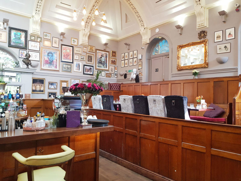 Interior of Barristers Restaurant