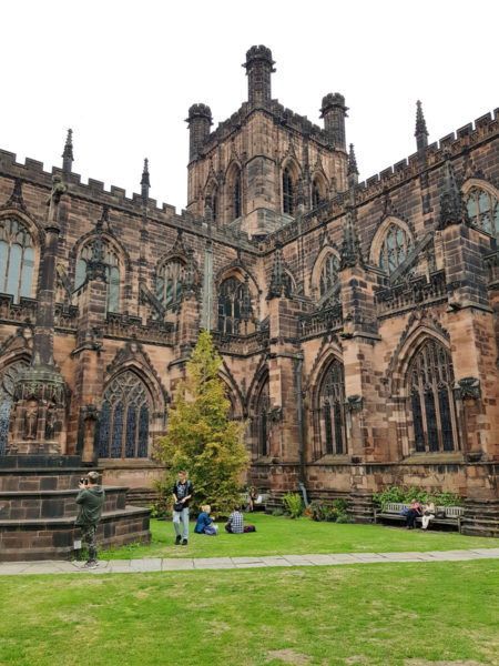Exterior of Chester Cathedral. Just one of the many things to see during your weekend getaway in Chester.