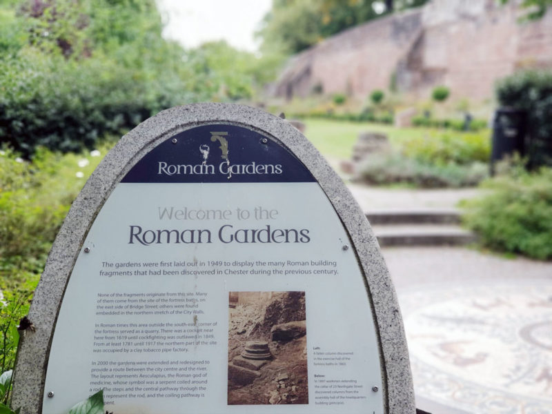 Roman Gardens in Chester