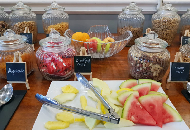 Cold continental buffet at The Vicarage