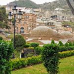 Cupola of the subterranean sulphur baths in Tbilisi