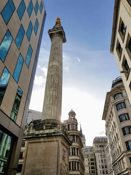 The Monument to the Great Fire of London