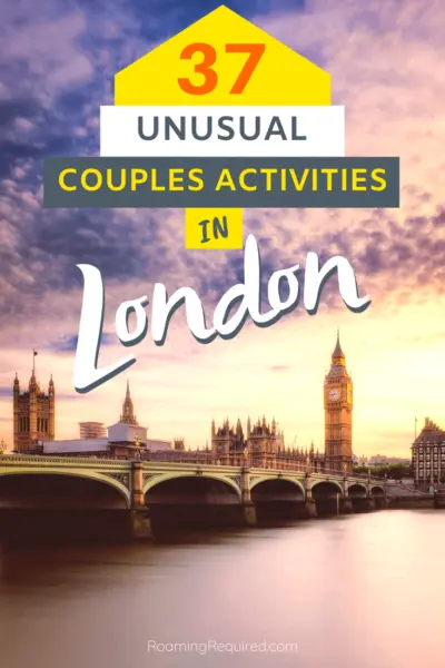 Things to do in London for couples Pinterest PIN