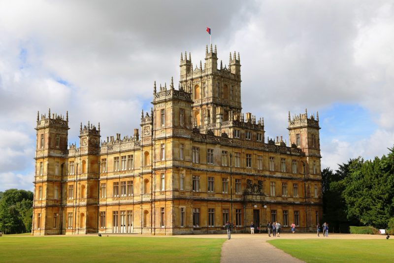Exterior of Highclere Castle 
