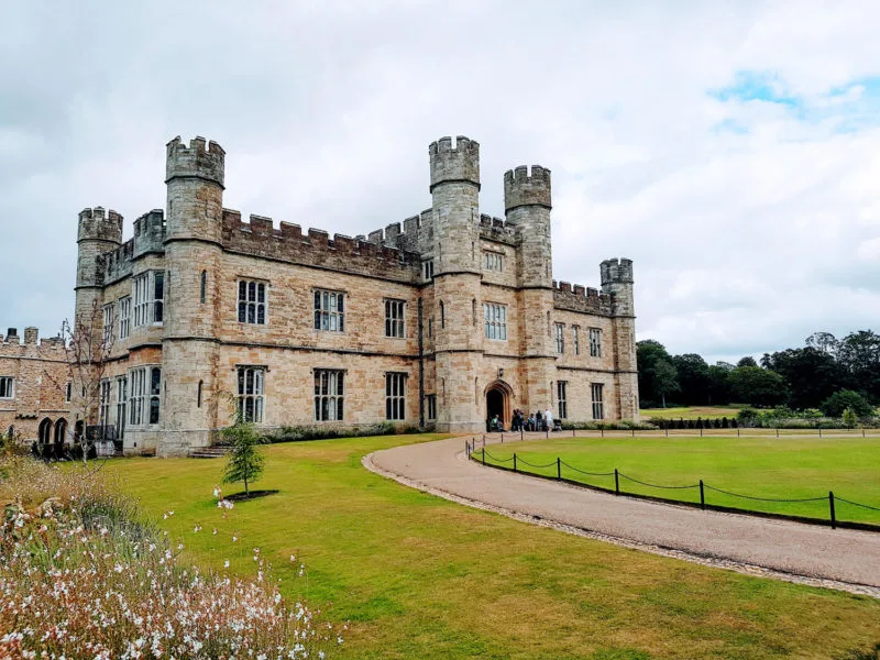 The exterior of Leeds Castle