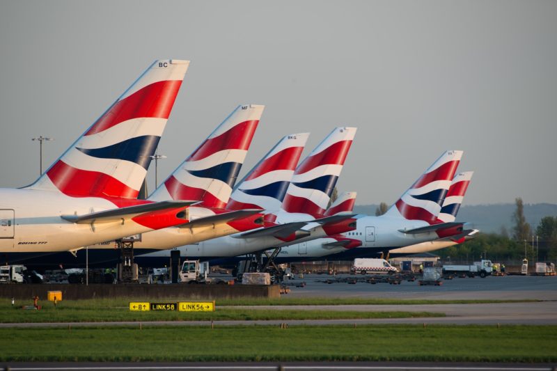 British Airways Plane Tail