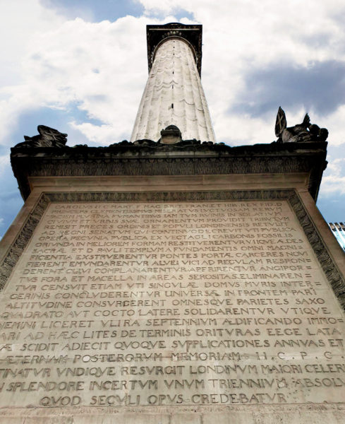 The Monument to the Great Fire of London