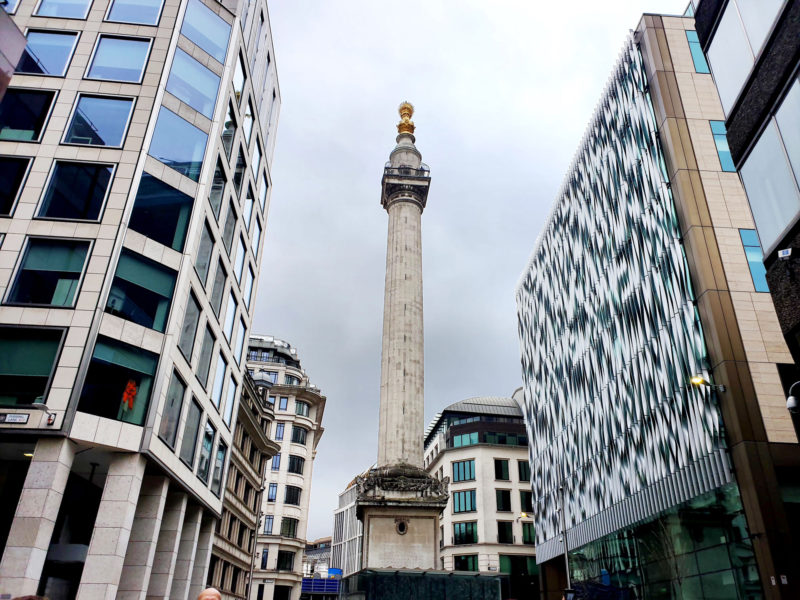 The Monument to the Great Fire of London