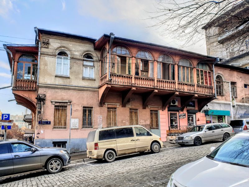 Just some of the balconies in Tbilisi Georgia