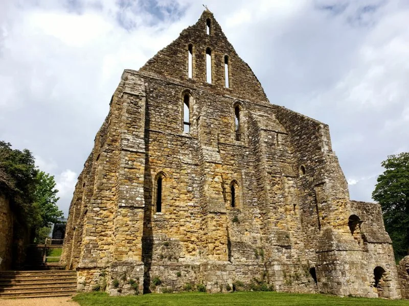 The abbey ruins at Battle Abbey