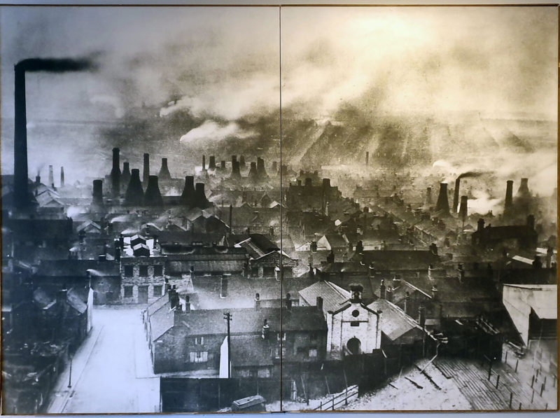 Old skyline of Stoke-on-Trent