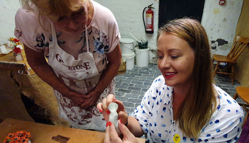 Piecework at Gladstone Pottery in Stoke-on-Trent. Just one of the many things to try at The Potteries in Stoke-on-Trent