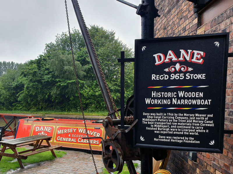 Canals at Middleport Pottery in Stoke-on-Trent