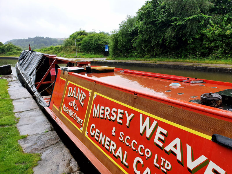 Narrowboats at Middleport Pottery in Stoke-on-Trent. Just one of many places to visit in The Potteries in Stoke-on-Trent