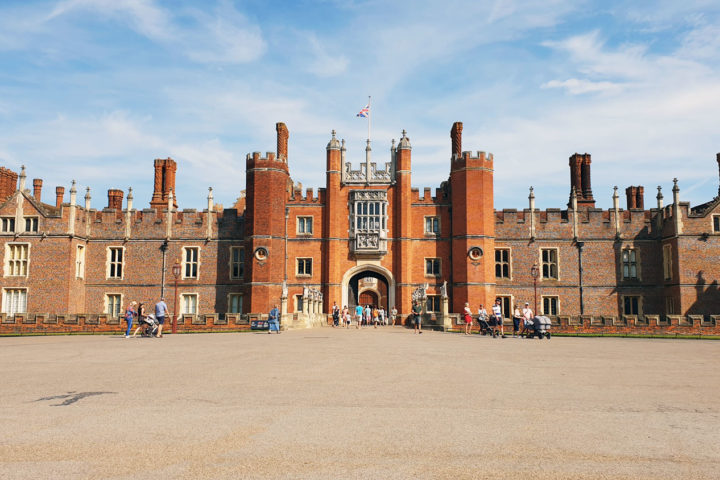 Facade of Hampton Court Palace