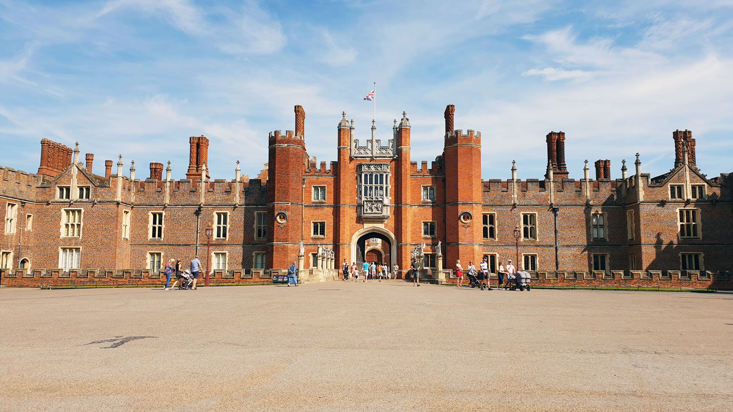 Facade of Hampton Court Palace