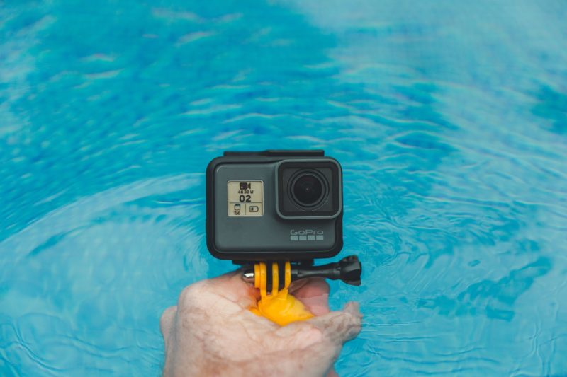 GoPro with a floating handle