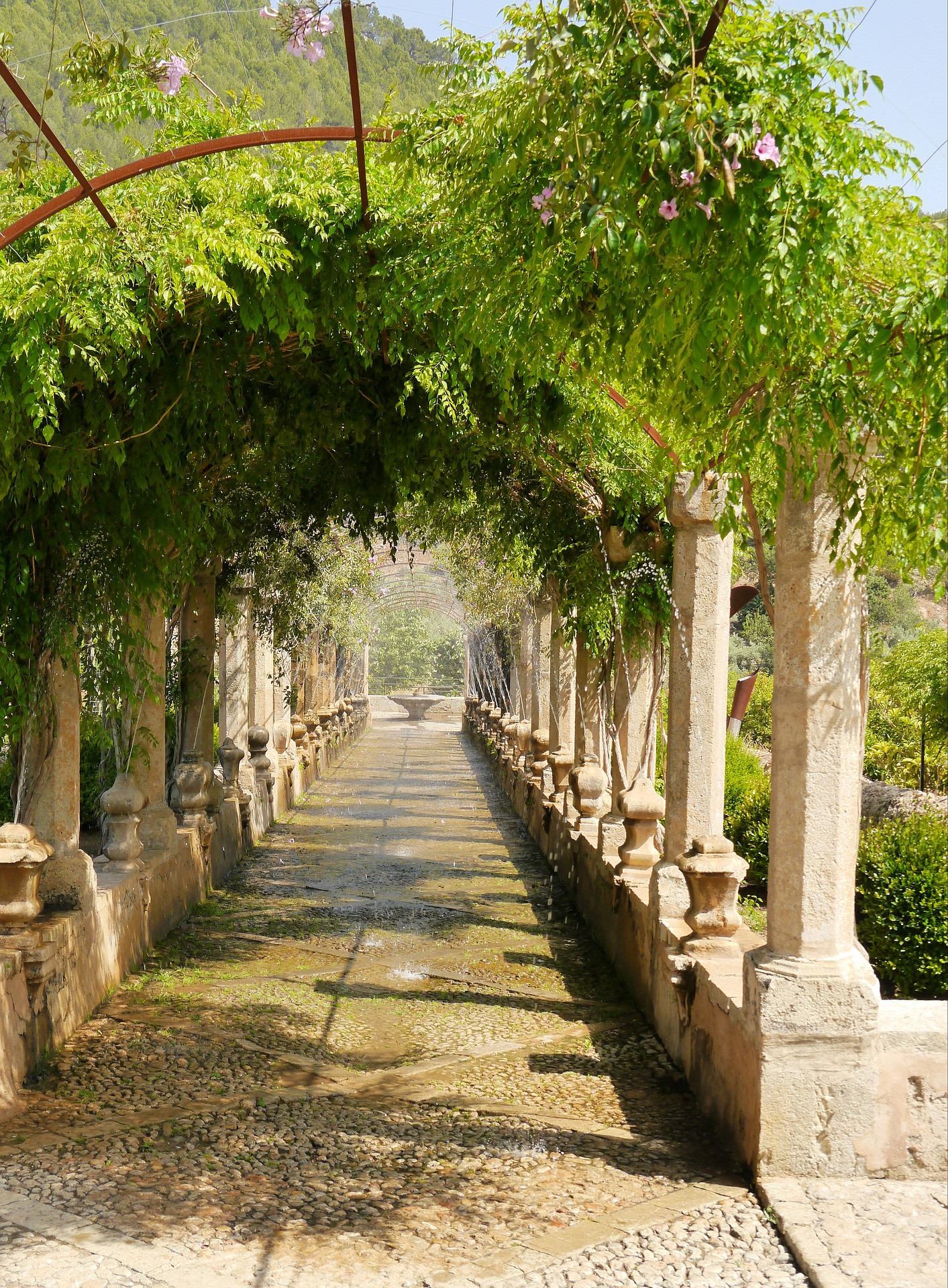 Jardines De Alfabia in Bunyola, near Soller in Mallorca