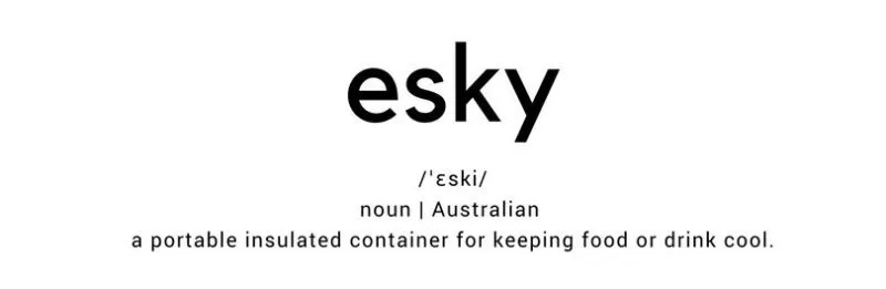 What is an esky? It's an Australian term for a cooler box to keep food and drinks cold, which is perfect for a road trip in Belize 