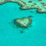 Whitsundays Heart Island from above