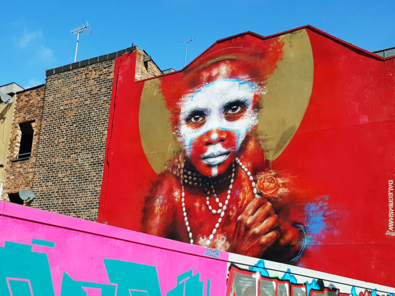 Spear Street Manchester street art by Dale Grimshaw