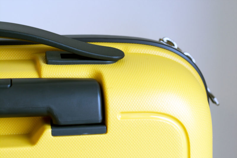 Handle of Tripp Holiday 6 Cabin Suitcase Banana yellow