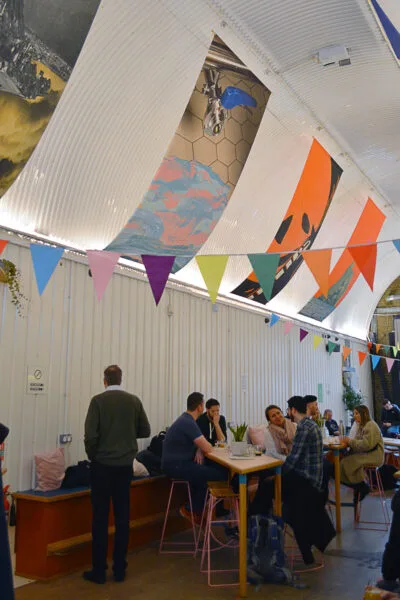Interior of Cloudwater bar along the Bermondsey Beer Mile