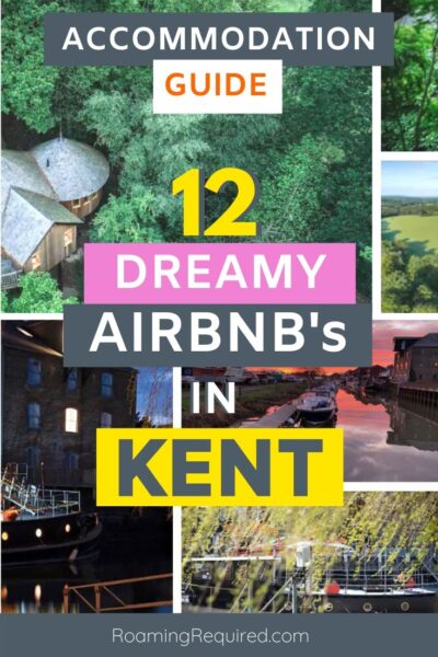 12 incredible jaw-dropping properties in Kent to book on Airbnb. #Kent #Airbnb #Staycation #UK