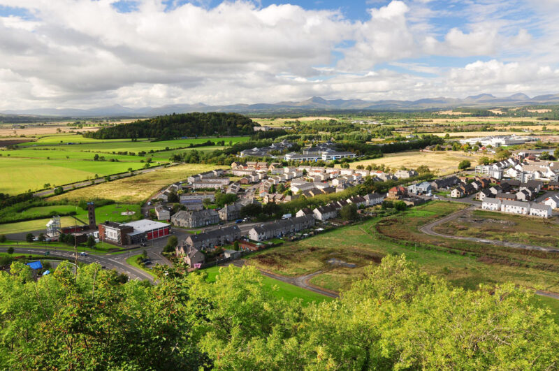 View over Stirling, Scotland. This post contains a list of gifts for overseas friends and family who are living abroad and could benefit from something from home. 