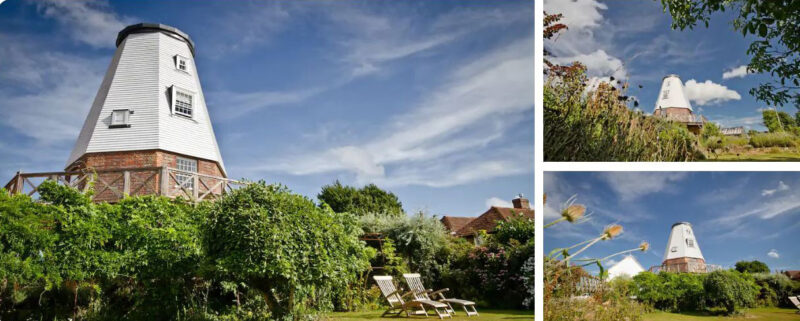 Old Smock Windmill Airbnb in Kent