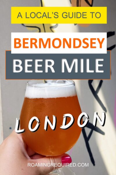 Bermondsey Beer Mile Pinterest Pin
