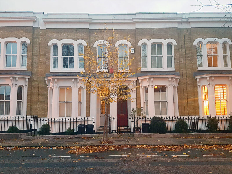 Terrace houses in East London
