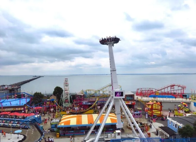 Carnival in Southend. Just one of many places to include on this list of car day trips from London