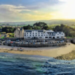 Aerial photo of Ballygally Castle