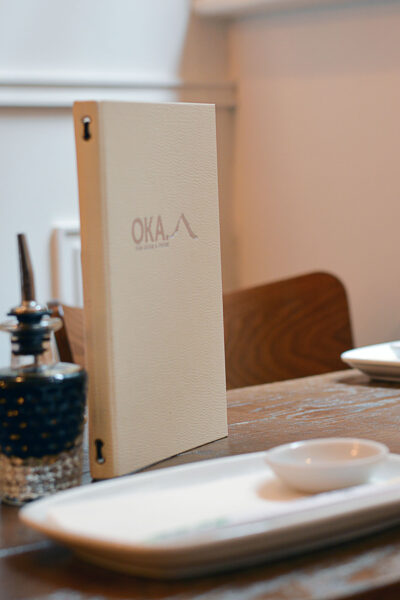 Dining room at OKA Marylebone