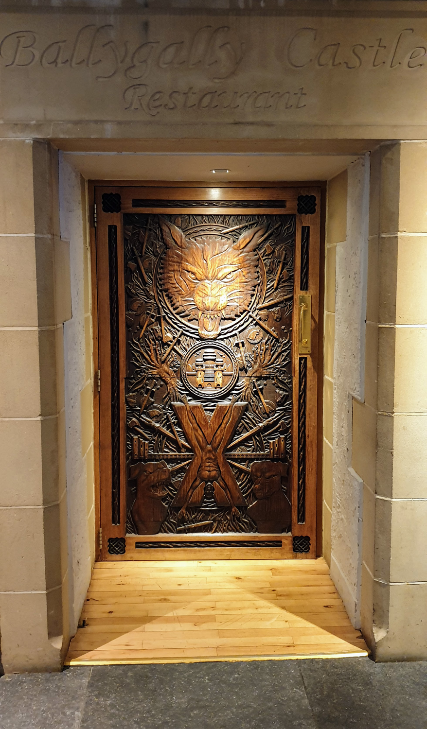 Game of Thrones Door at Ballygally Castle